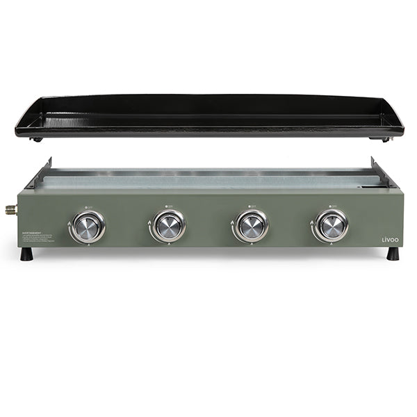 Plancha gaz 4 bruleurs 10 kW DOC325  Livoo - Mathon - 4
