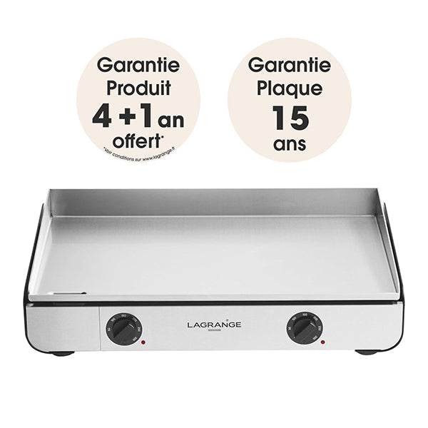 Plancha Pro 65 noire et spatule en inox Lagrange - Mathon - 3