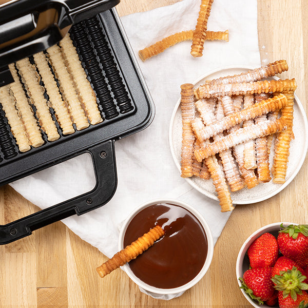 Appareil à gaufres en forme de frites - Wafle stick 1000 W Tristar - Mathon - 1