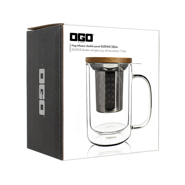 Tisanière verre double paroi Gustave 350 ml OGO Ogo - Mathon - 6