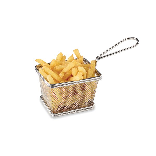 Panier à frites individuel en inox Mathon - Mathon