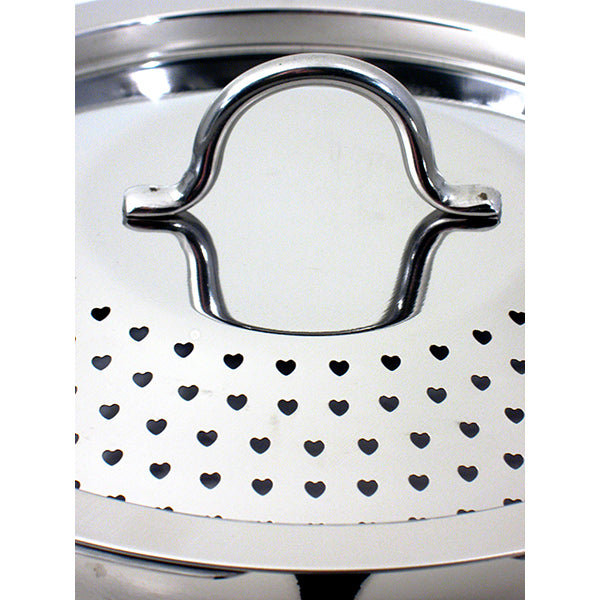 Cuit-pâtes en inox avec couvercle égouttoir 20 cm 4,5 L Inoxriv - Mathon - 6