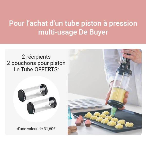 Tube piston à pression multi-usage De Buyer - Mathon - 2