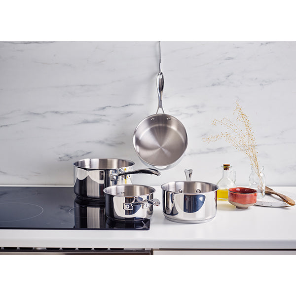 Set 4 casseroles inox Chef 14, 16, 18 et 20 cm Beka - Mathon - 4