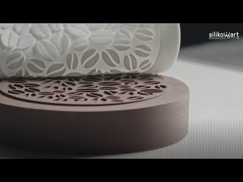 6 moules en silicone décor mini coffee 7 cm Silikomart - Mathon - 5