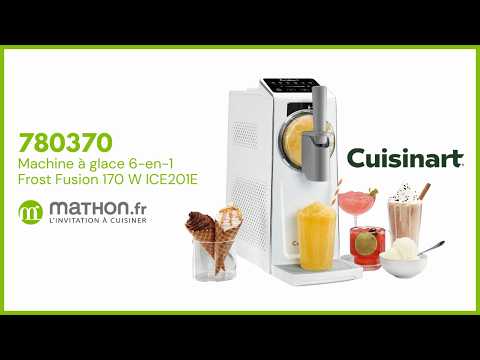 Machine à glace 6-en-1 Frost Fusion 170 W ICE201E Cuisinart - Mathon - 7